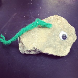He/she/it can see again! Except... he/she/it is a rock... and rocks can't see.