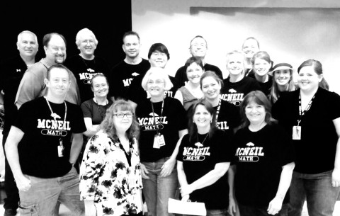 Our *incredible* math department. A truly awesome group.